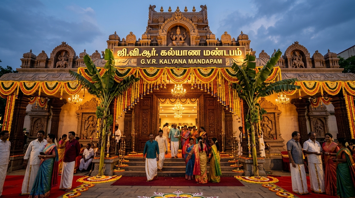 G.V.R. Kalyana Mandapam Real Entrance Photo